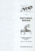 Oxford Revue - That's Right Madam